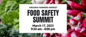 Virginia Farmers Market Food Safety Summit
